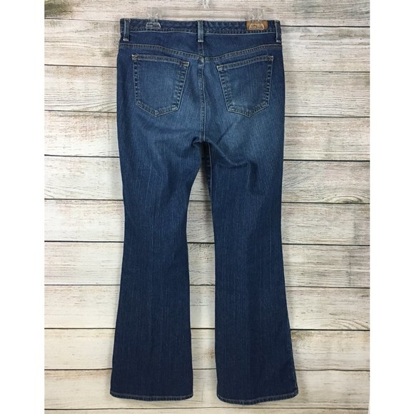 Eddie Bauer Shaped Bootcut Blue Denim Jeans - Picture 4 of 9